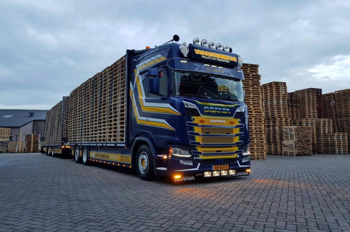 Scania S730 voor Van Oostenbrugge Pallets