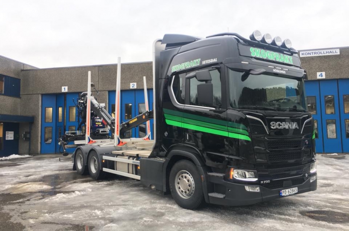 Scania R730 voor Skogfrakt AS (NO)