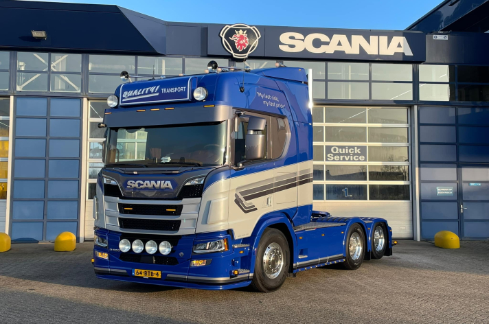 Scania R590 voor Quality Transport