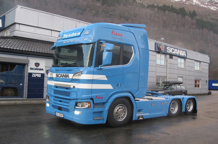 Scania R580 NextGen voor Flåten Termotransport AS (NO)