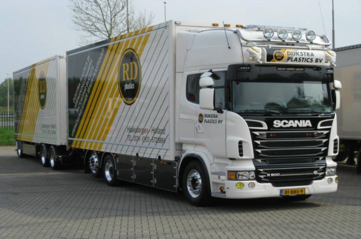 Scania R500 voor Dijkstra Plastics