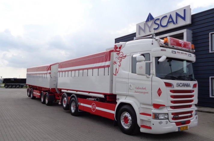 Scania R580 voor Vallensbæk Autotransport (DK)