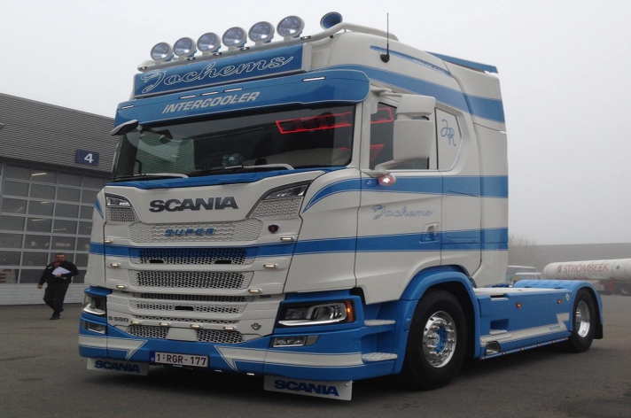 Scania S580 voor Transport Jochems (B)