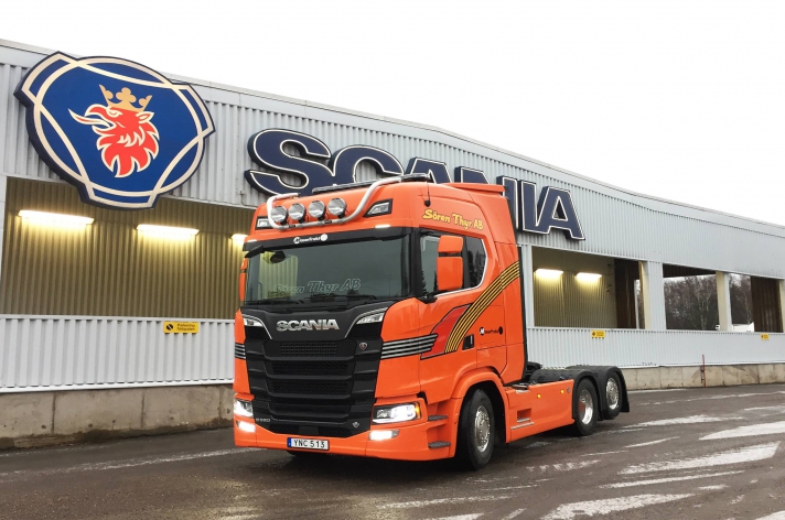 Scania S580 voor Sören Thyr AB (NO)