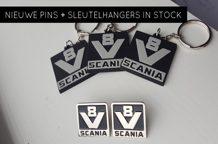 Scania V8 Pins & Sleutelhangers