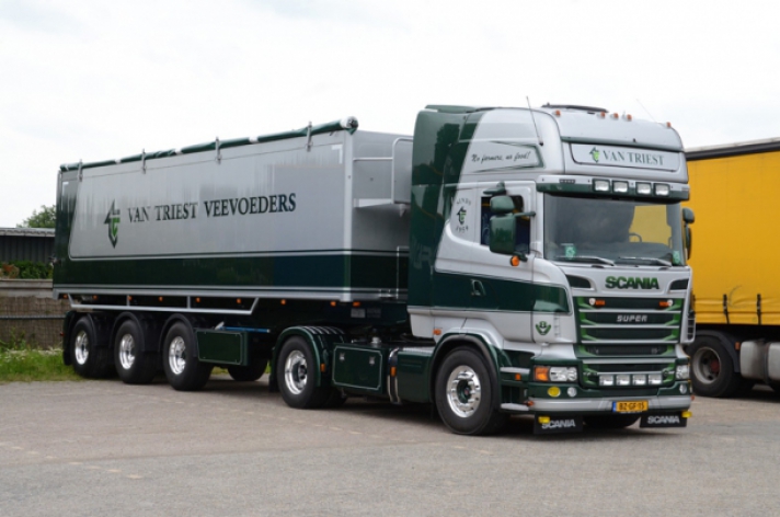 Scania R730 voor Van Triest Veevoeders