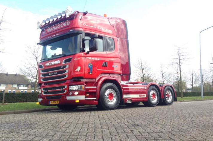 Scania R580 voor Transoord