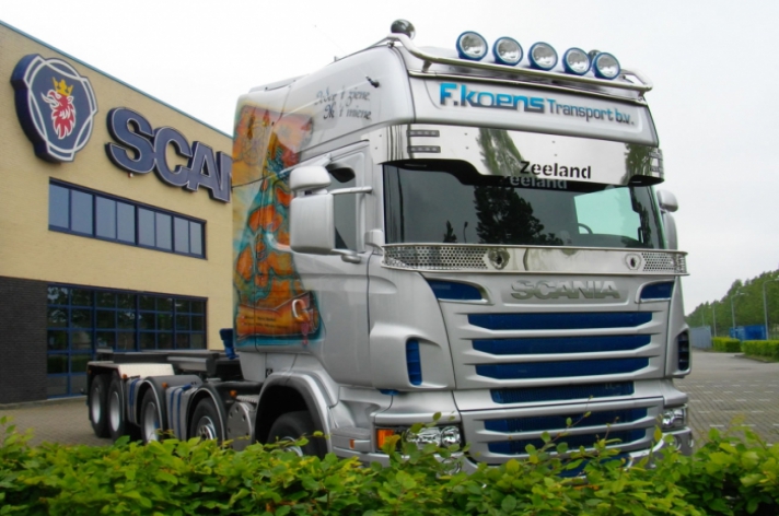 Scania R560 voor Koens Transport Bv.