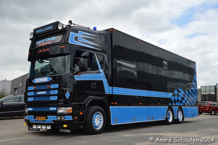 Gebruikte Scania 164 580 voor Sjaak Kentie