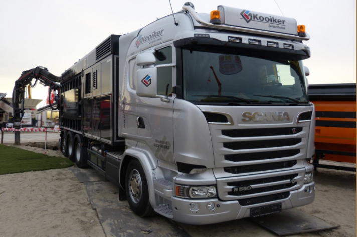 Scania R580 voor Kooiker Zuigtechniek