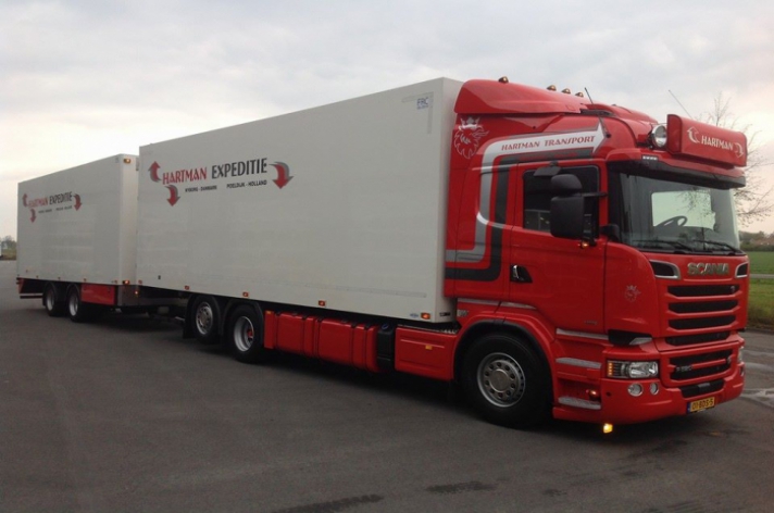 Scania R520 voor Hartman Expeditie