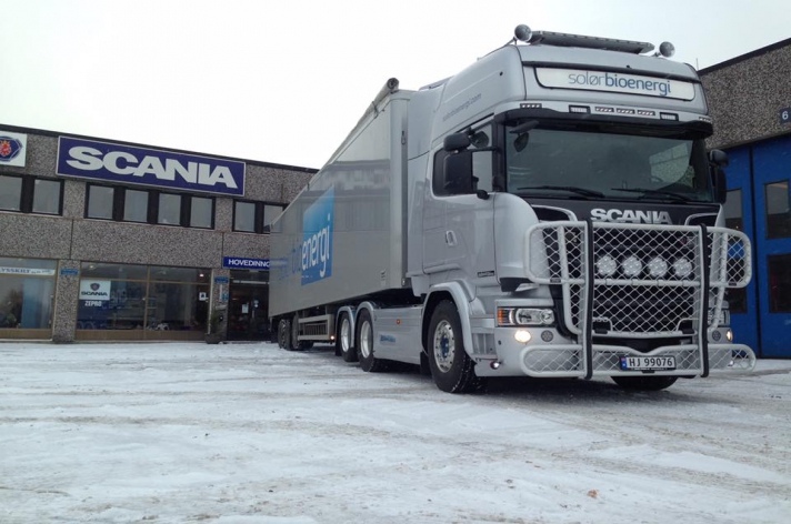 Scania R580 voor Solør Bioenergi AS (NO)