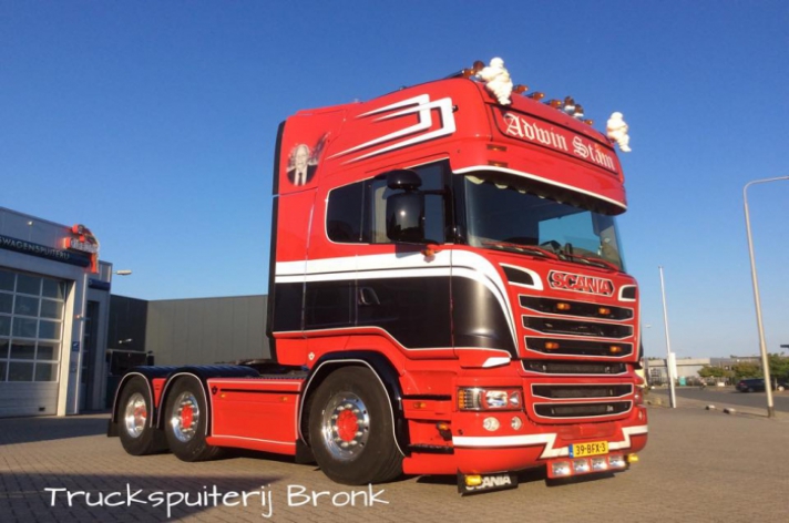 Scania R520 voor Adwin Stam