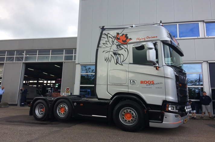 Scania S520 voor Roos Transporten