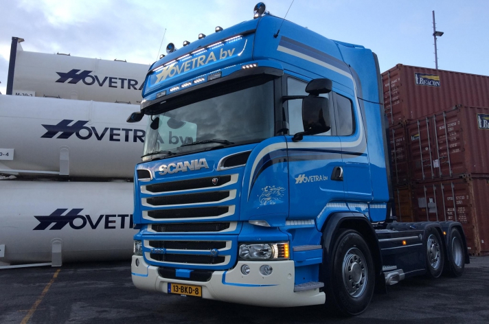 Scania R520 voor Hovetra