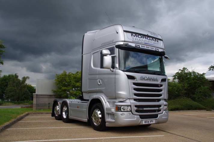 Scania R580 voor Morgan Transport (EN)