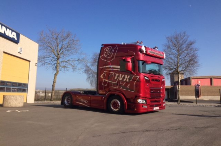 Scania S650 voor TVX uit Kortemark