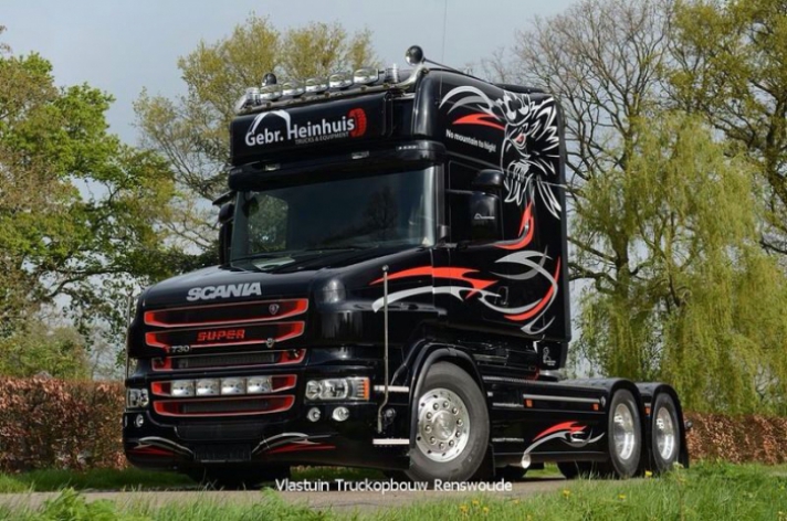 Scania T730 voor Gebr. Heinhuis