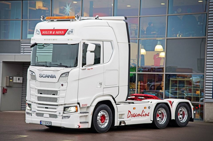 Scania S580 voor Solum & Sønn Transport (NO)