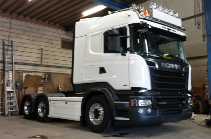 Scania R580 euro 6 in opbouw voor Walinga Transport