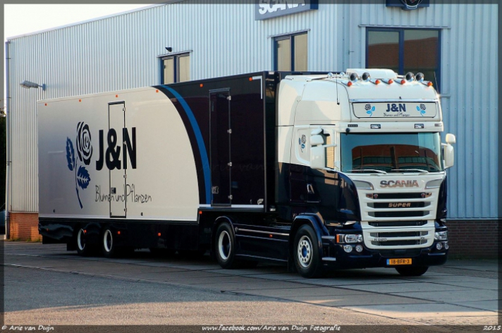 Scania R520 voor J&N Blumen und Pflanzen