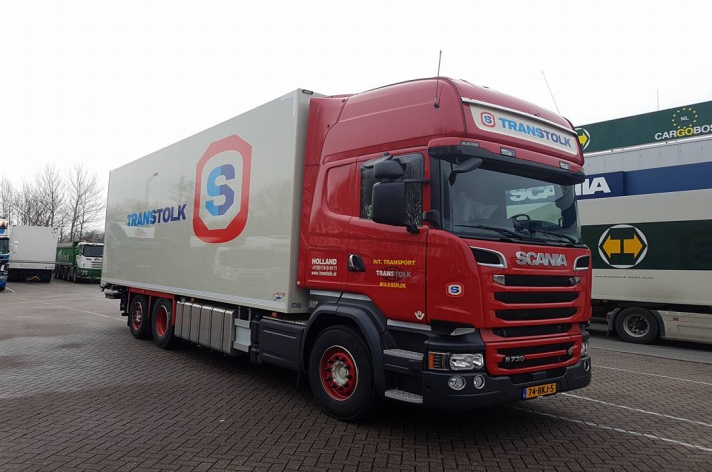 Scania R730 motorwagen voor Transtolk