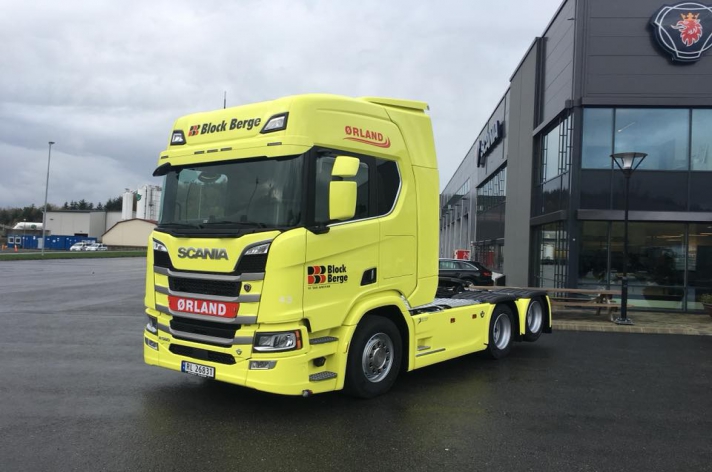 Scania R580 voor Ørland Transport As (NO)