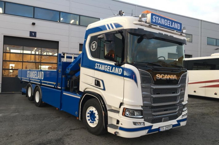 Scania R580 voor Stangeland Maskin (NO)