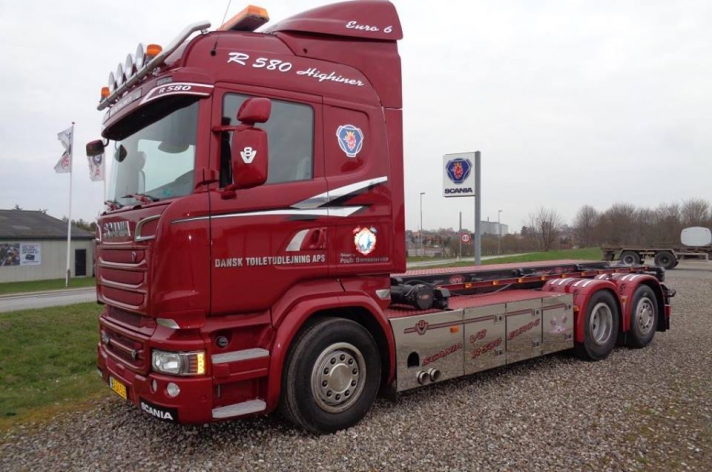 Scania R580 voor Pouls Bremseservice (DK)