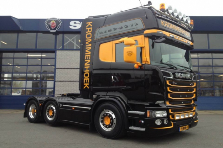 Scania R580 voor R. Krommenhoek