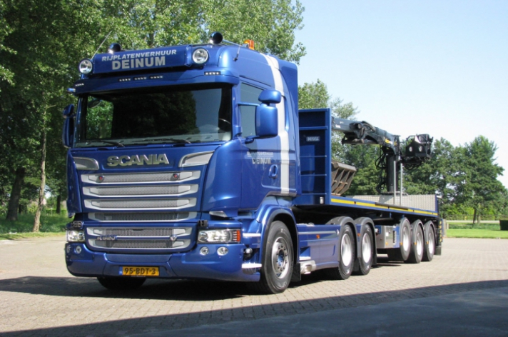 Scania R520 voor Rijplatenverhuur Deinum