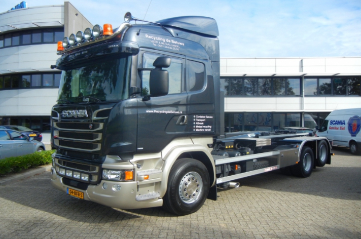 Scania R580 voor Recycling de Betuwe B.v.