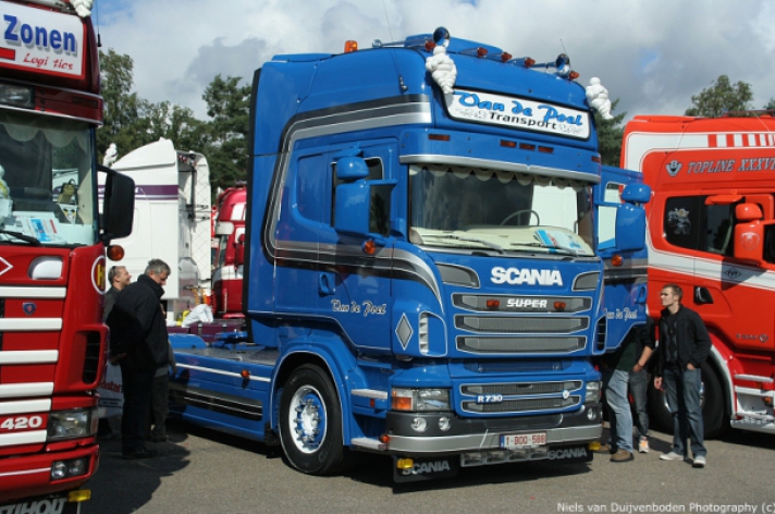 Scania R730 voor Van de Poel Transport (B)