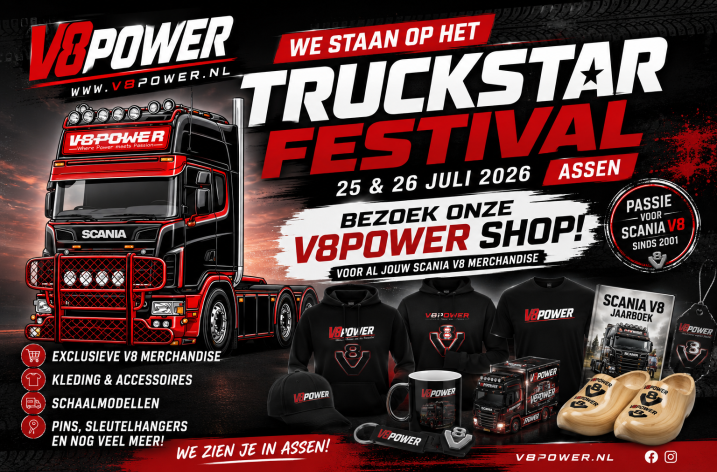 V8power op het Truckstar Festival
